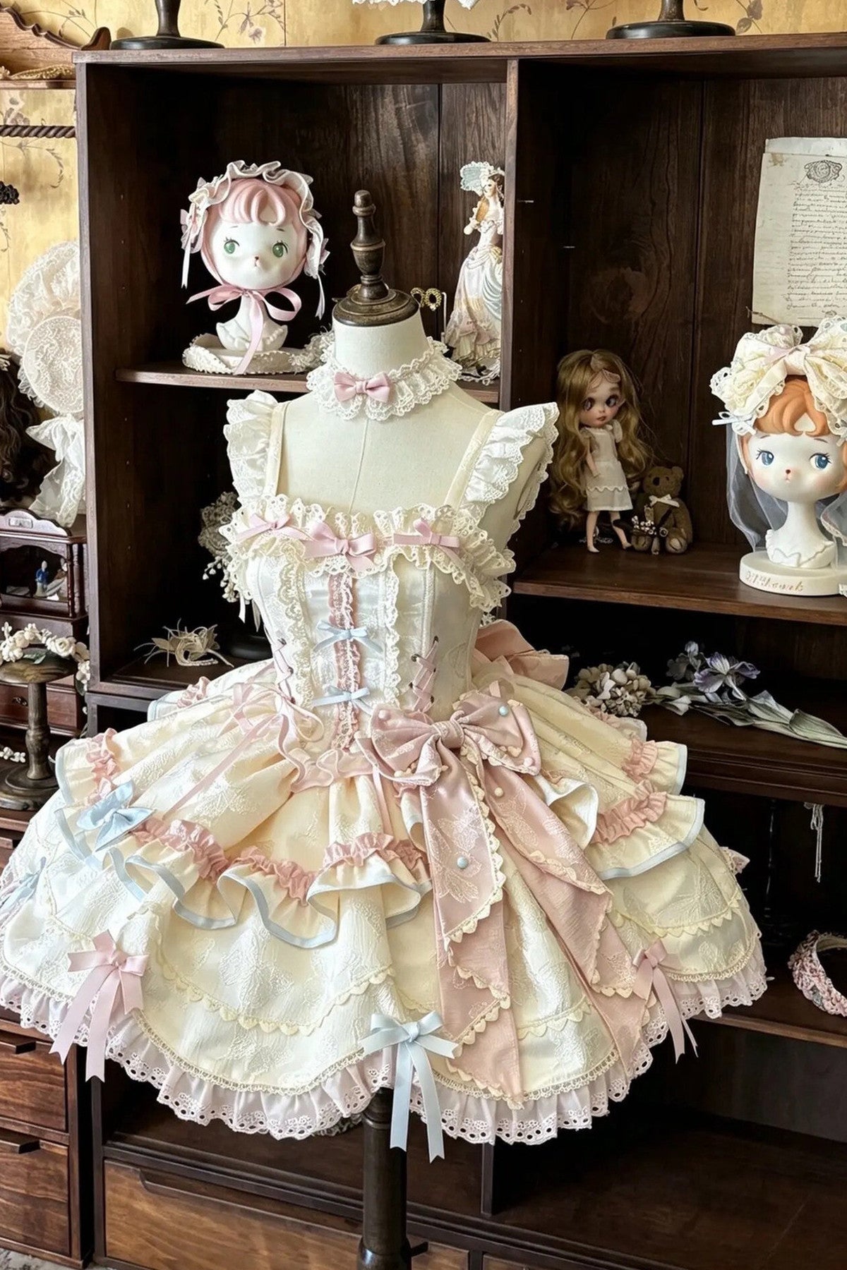 Robe crème style ballet