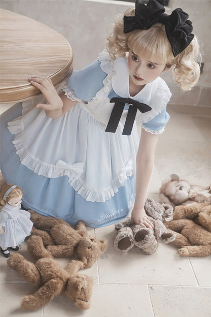 Wonderland Alice Short Sleeve One-Piece Dress