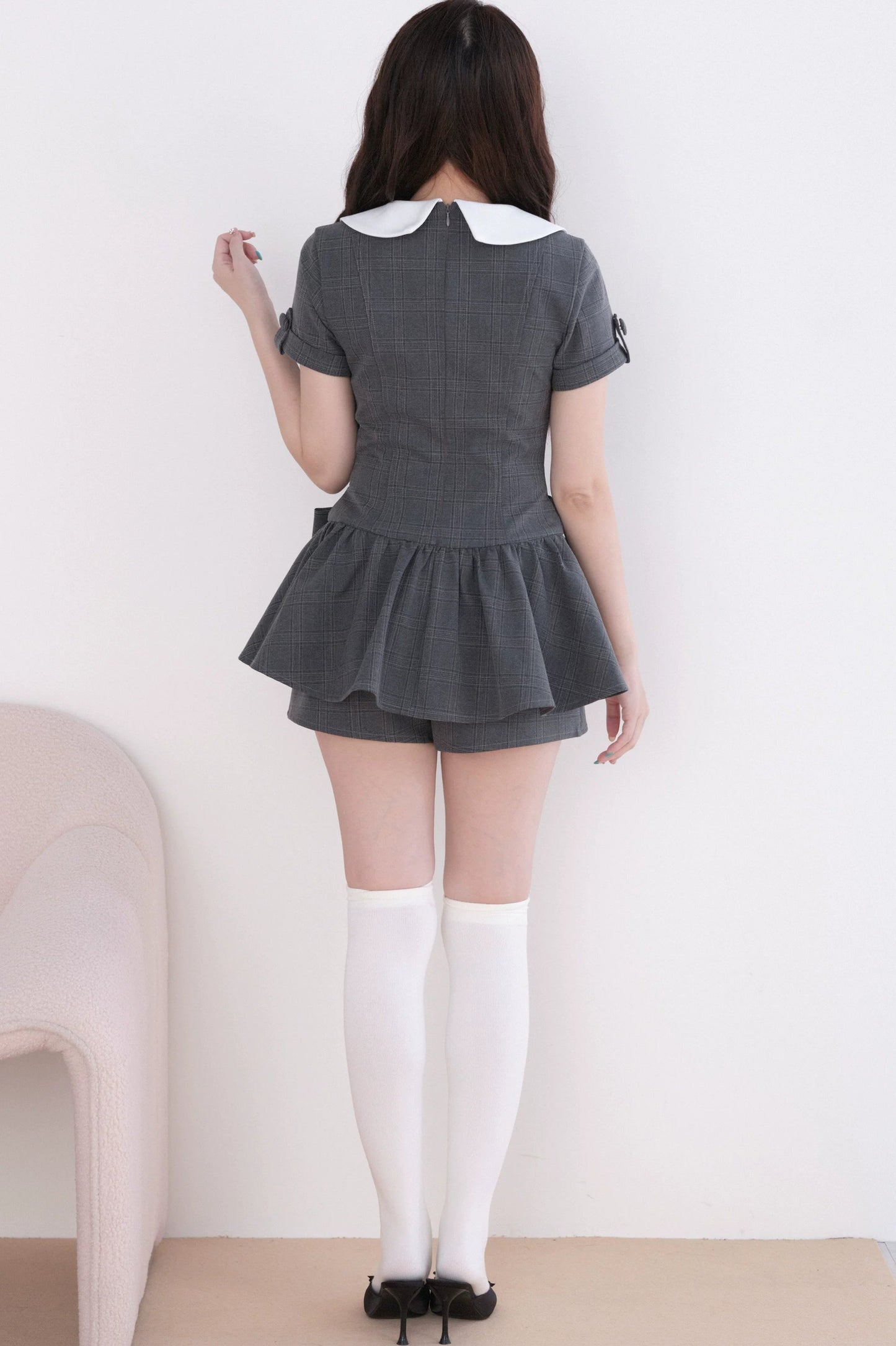 モノトーンお嬢様セットアップ