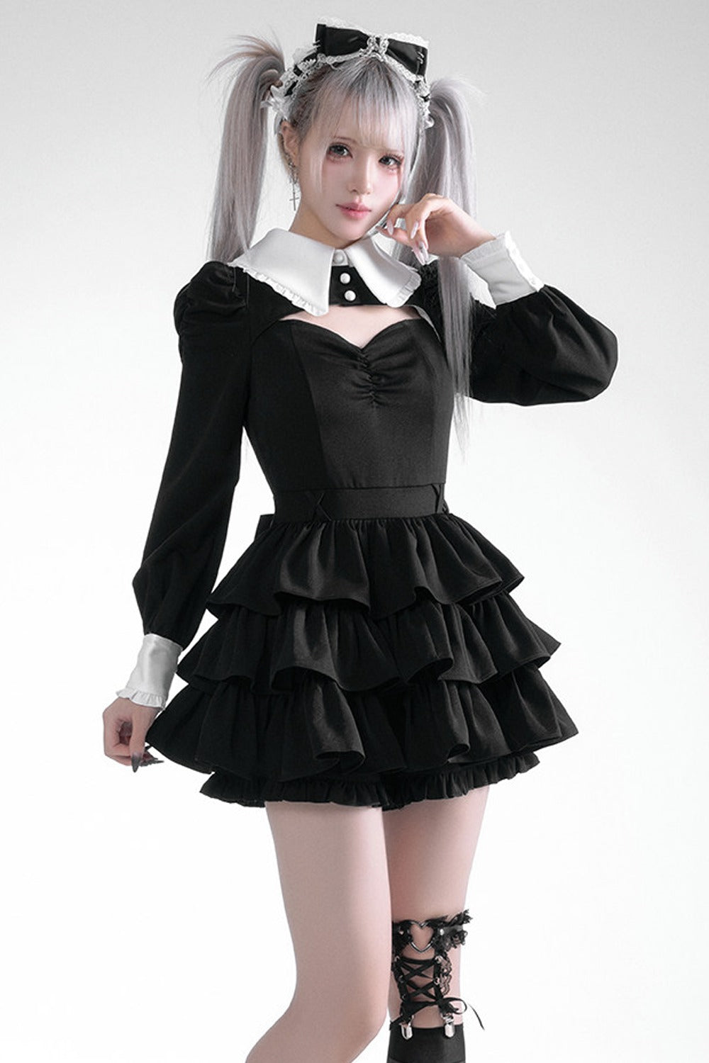 Subculture Dark Top and Shorts Set