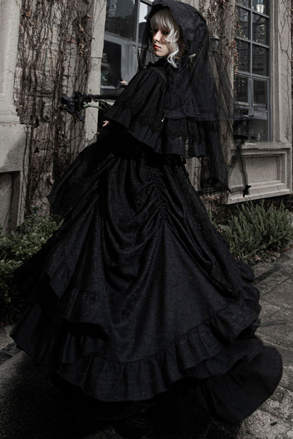 Gothic Embroidered Lolita Dress Set