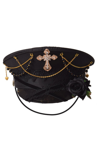 Dark Style Rose Sun Hat