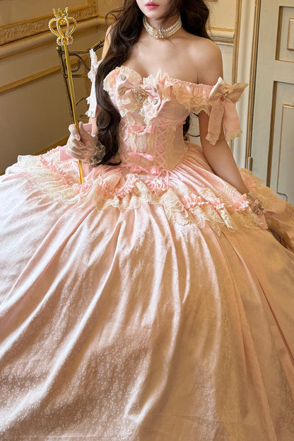 Pink Bow Gown+Accessesory
