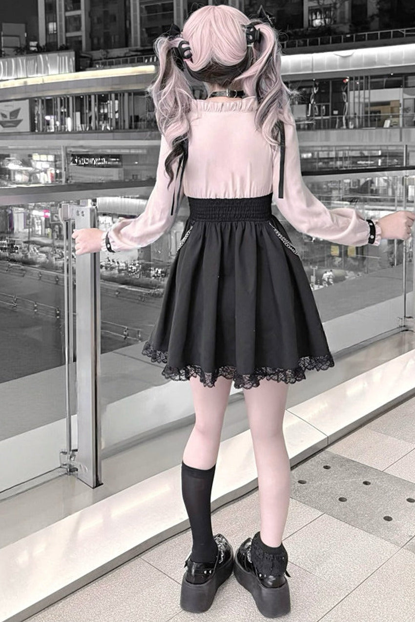 Heart Lock Long Sleeve Dress