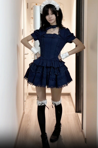 Dark Gothic Maid Lolita Set