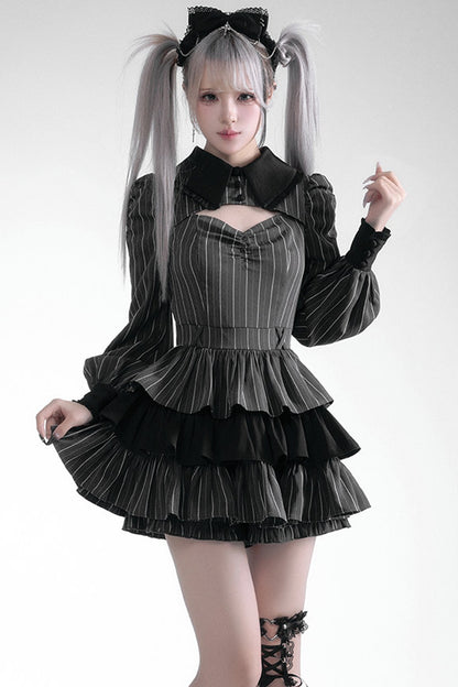 Subculture Dark Top and Shorts Set