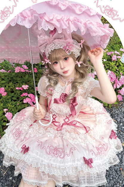 [Pre-Order] Rabbit Princess Doll Lolita Jumper Skirt
