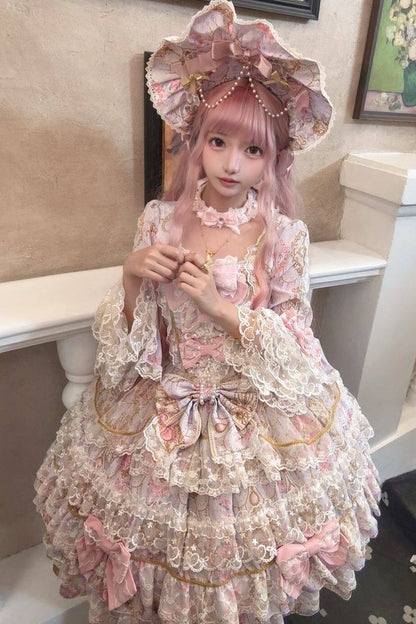 Long-Sleeved Candlestick Dress