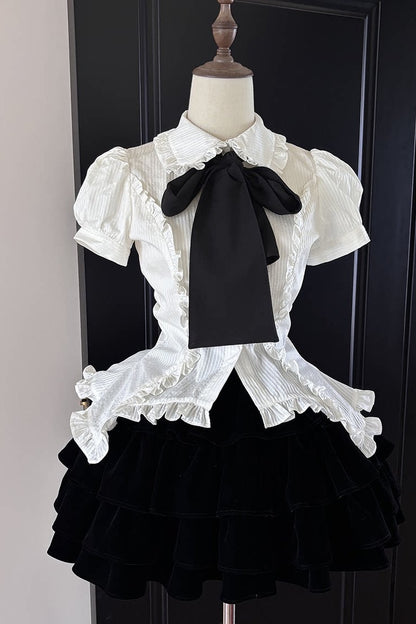 Gothic Lolita Short-Sleeved Shirt
