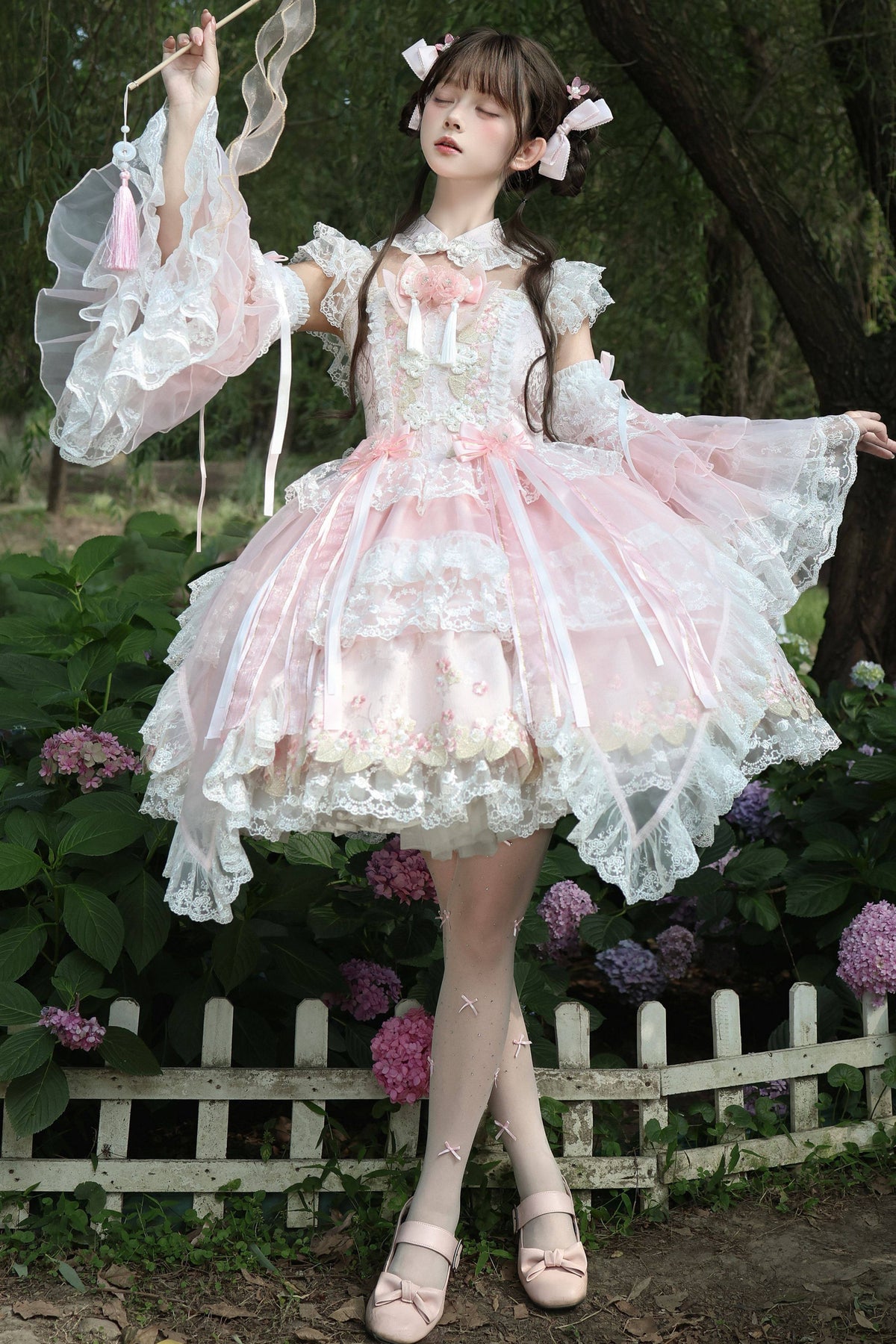 Sugar Blossom Chinese Lolita Dress