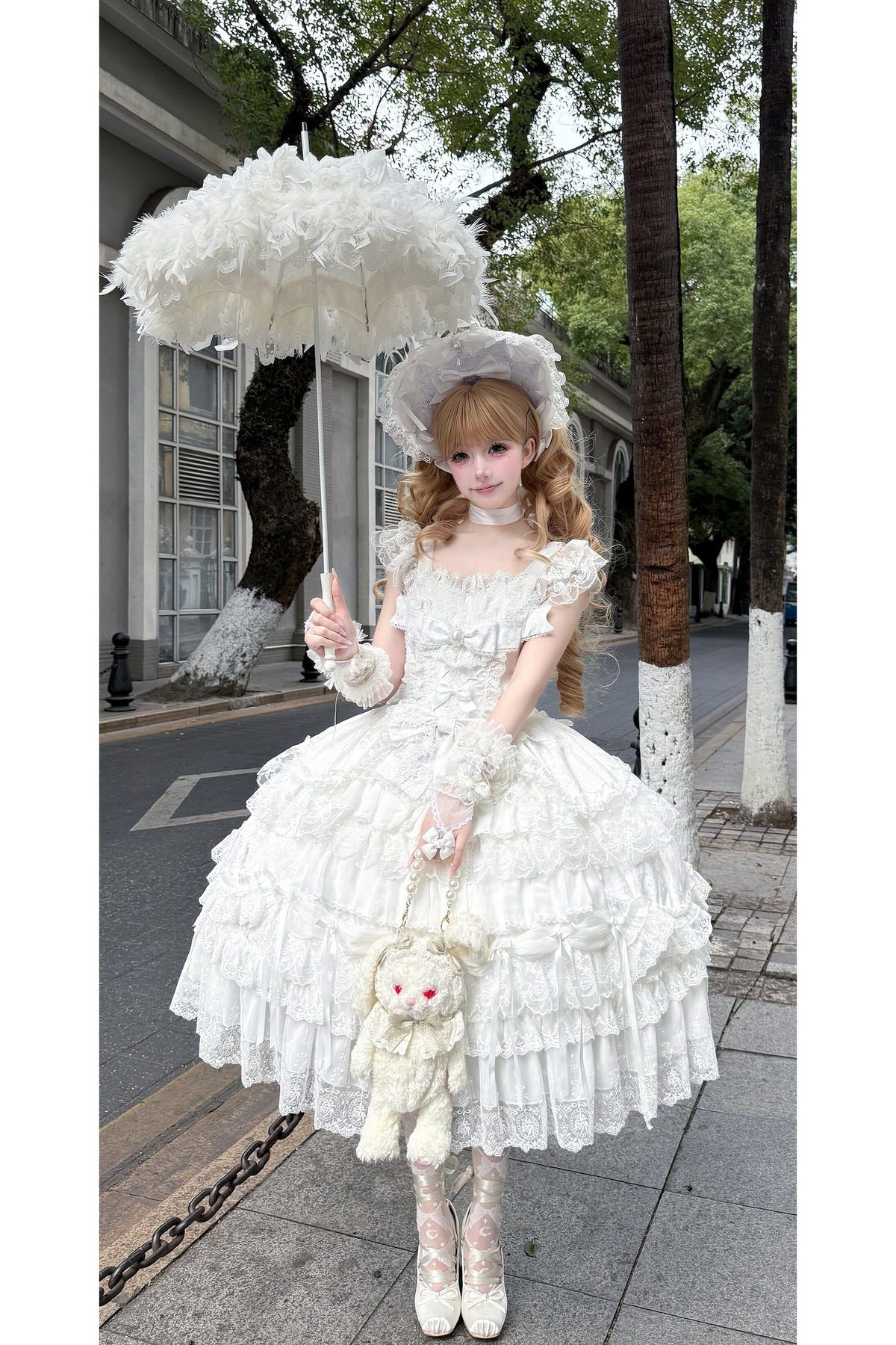 Angel Lace Wedding JSK Dress