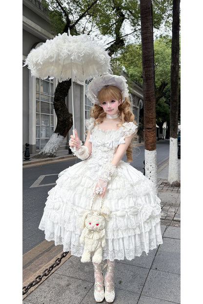 Angel Lace Wedding JSK Dress