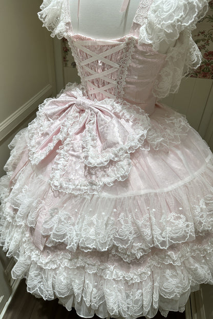 Light Floral Wedding Jsk Dress
