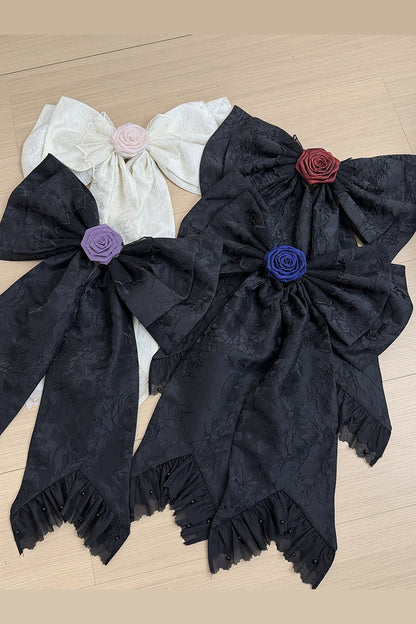 Mini-robe gothique élégante à roses