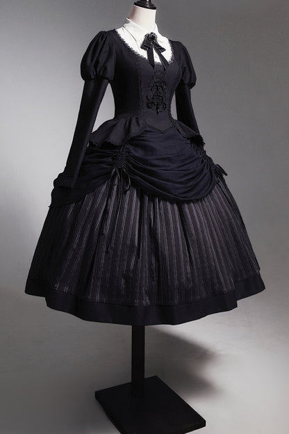 Gothic Striped Lolita Set