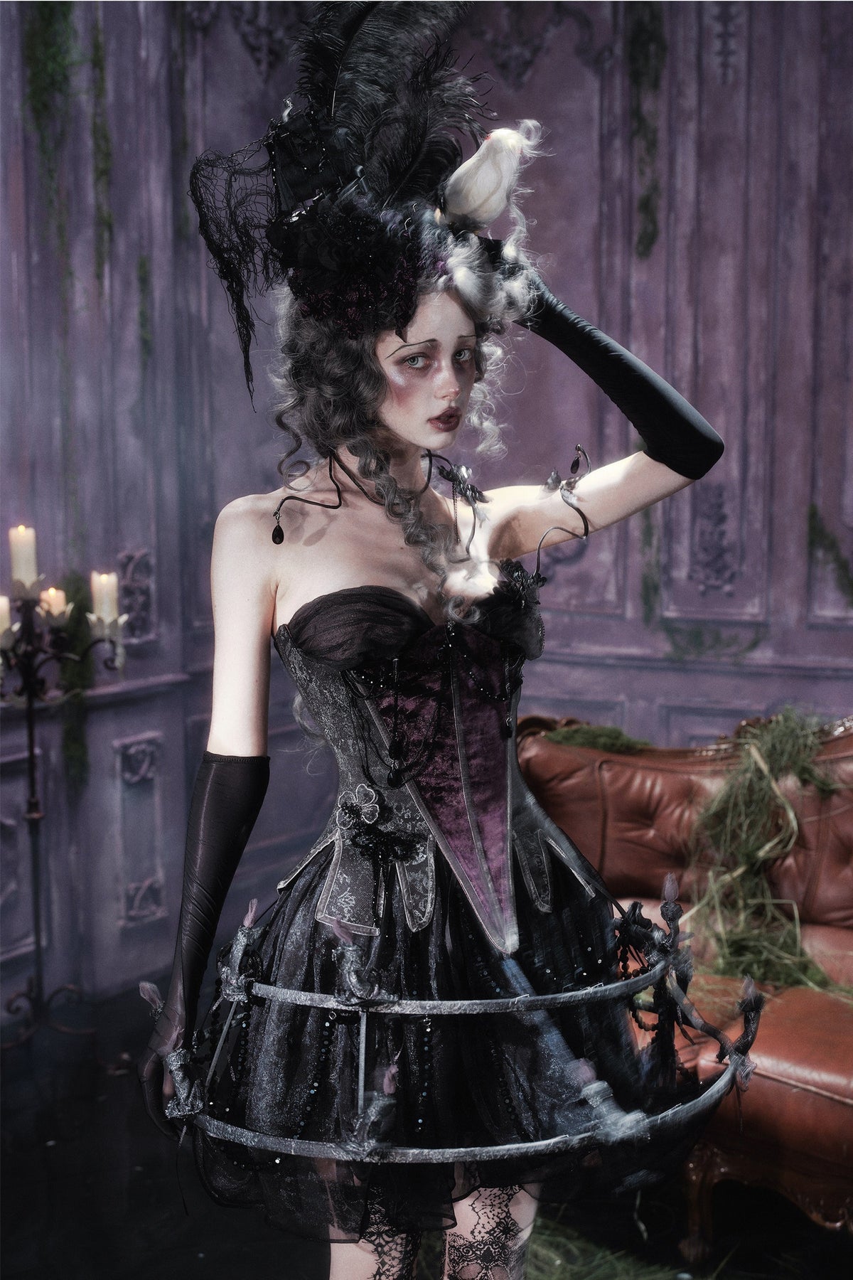 Gothic Soul-Catching Lantern Skirt