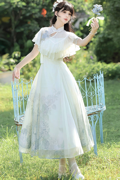 紫陽花チャイナプリンセスドレス