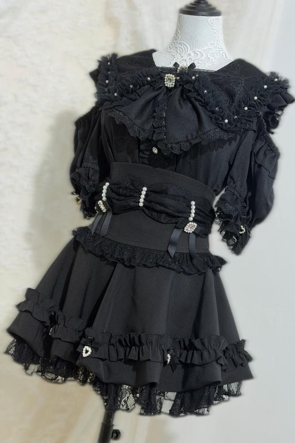 High-Waisted Puffy Cake Skirt Set