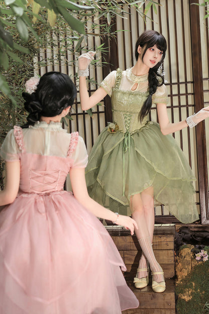 Robe de princesse chinoise romantique + accessoires