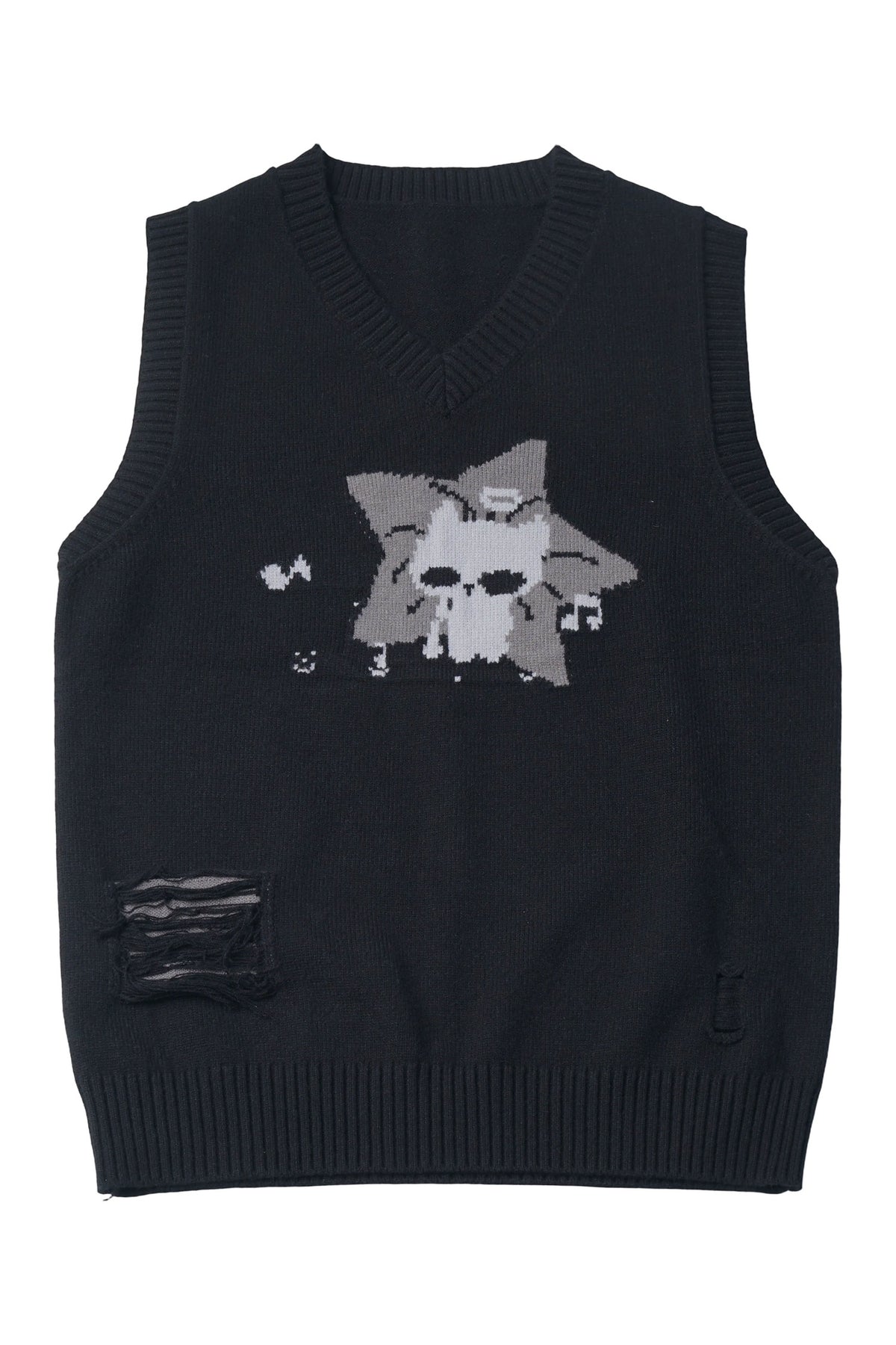 Interstellar Roaming Knit Sweater Vest With Tie and Pants Set-Up