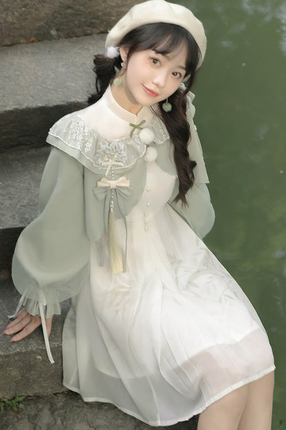 Lolita Han-Element pastorales Kleid-Set