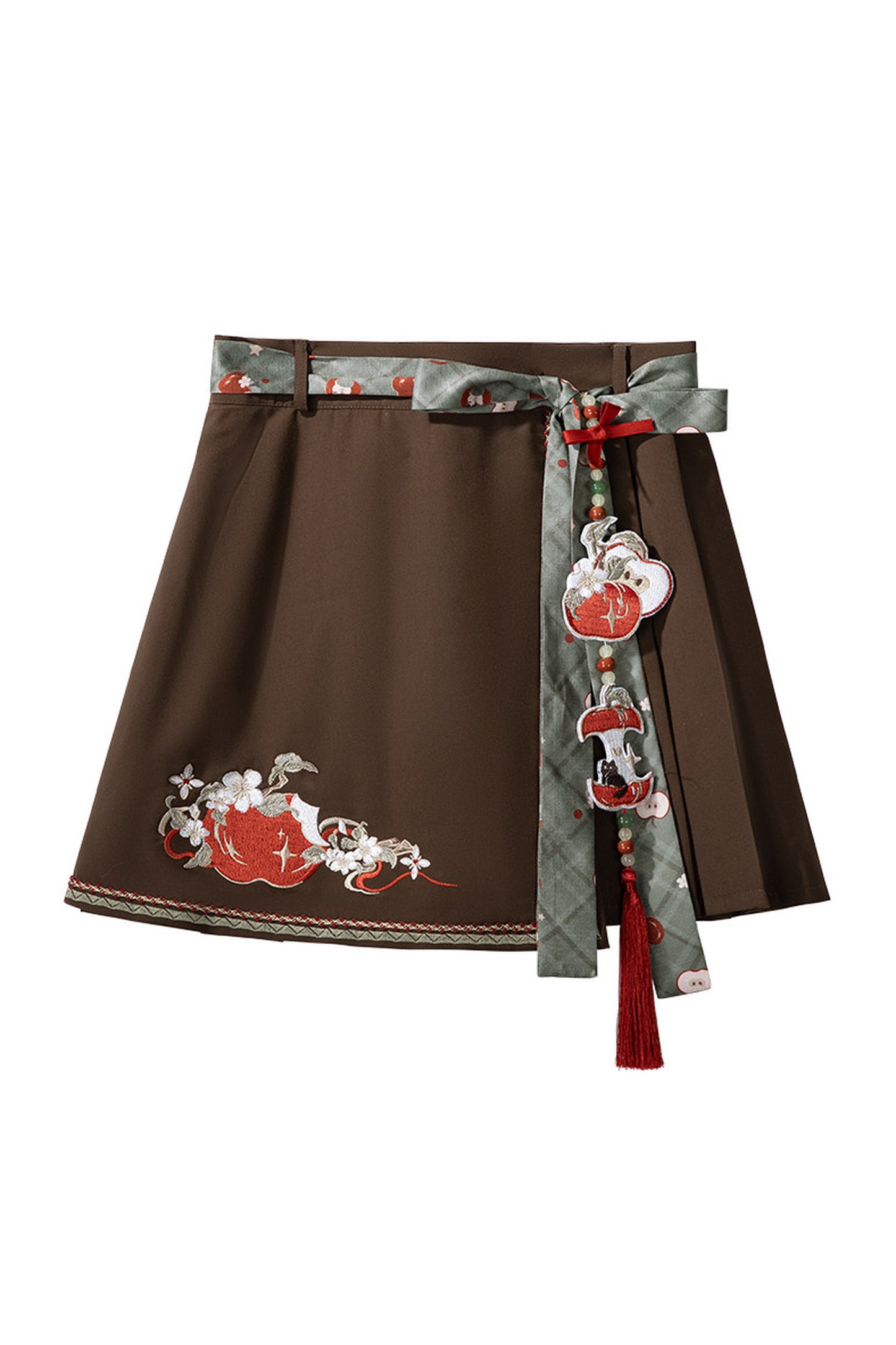 Little Apple New Chinese Style Suspender Skirt and Top Set-Up