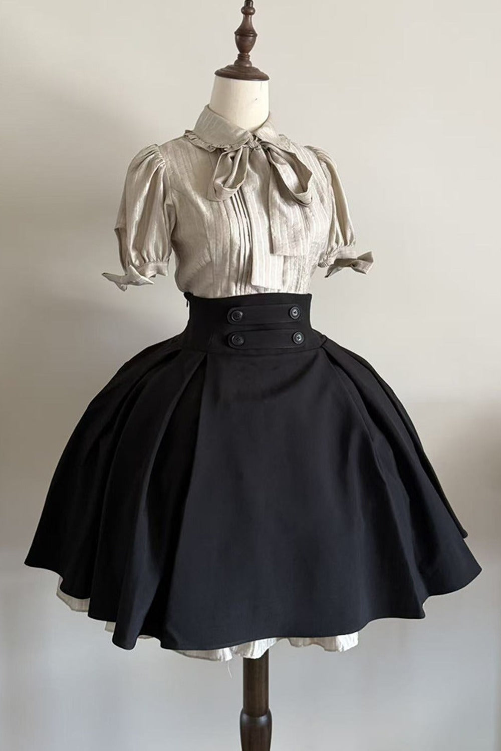 Bow Short Sleeve Blouse