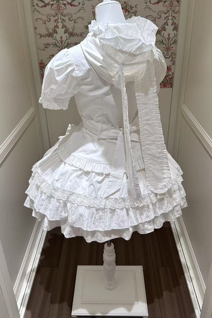 Hooded Rabbit Ear Top and Skirt Set