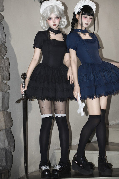 Dark Gothic Maid Lolita Set