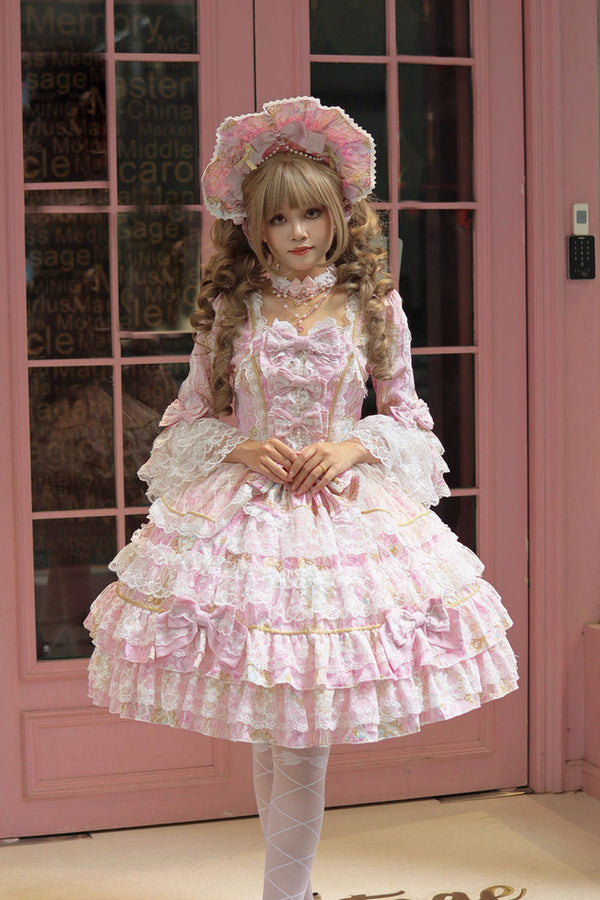 Long-Sleeved Candlestick Dress