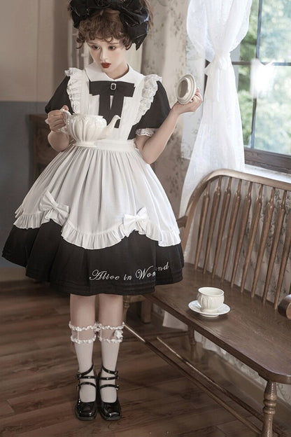 Wonderland Alice Short Sleeve One-Piece Dress