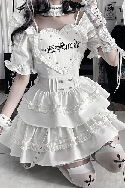 Subculture Gothic Print Dress