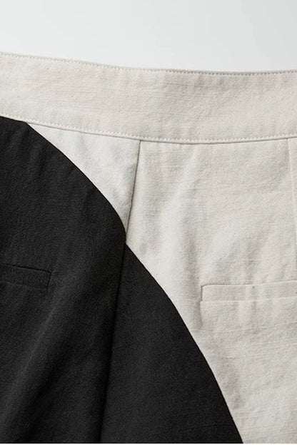 Black White Tai Chi Lantern Pants