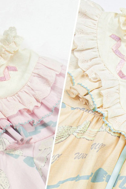 Teddy Bear Print Doll Lolita Dress