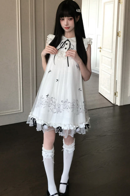 月うさぎプリンセスドールワンピース