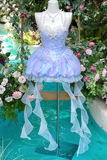 Shell Ribbon Bubble Mermaid Lolita Dress