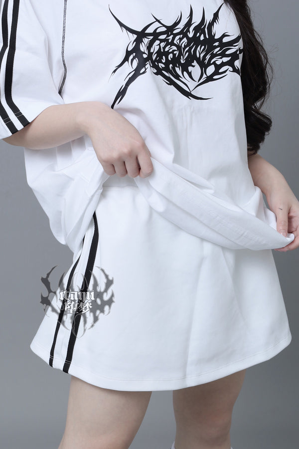 サブカルフリルTシャツセットアップ