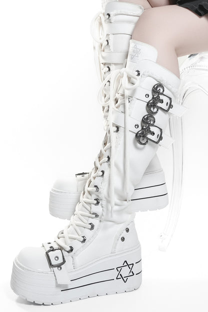 Satanic Contract Platform Boots