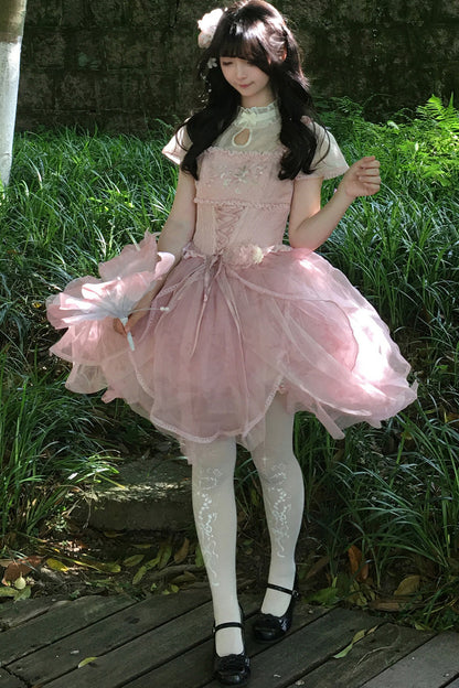 Robe de princesse chinoise romantique + accessoires