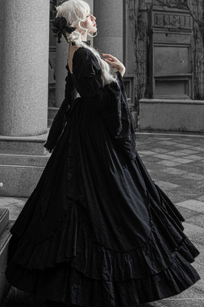 Gothic Embroidered Lolita Dress Set