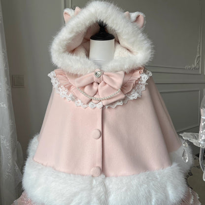Cat Ear Bow Lolita Cape