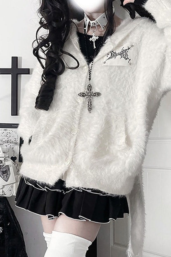 Long Rabbit Ear Design Jacket