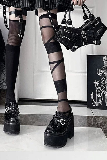 Subculture Gothic Print Dress