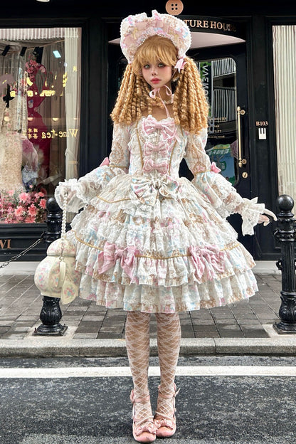 Long-Sleeved Candlestick Dress
