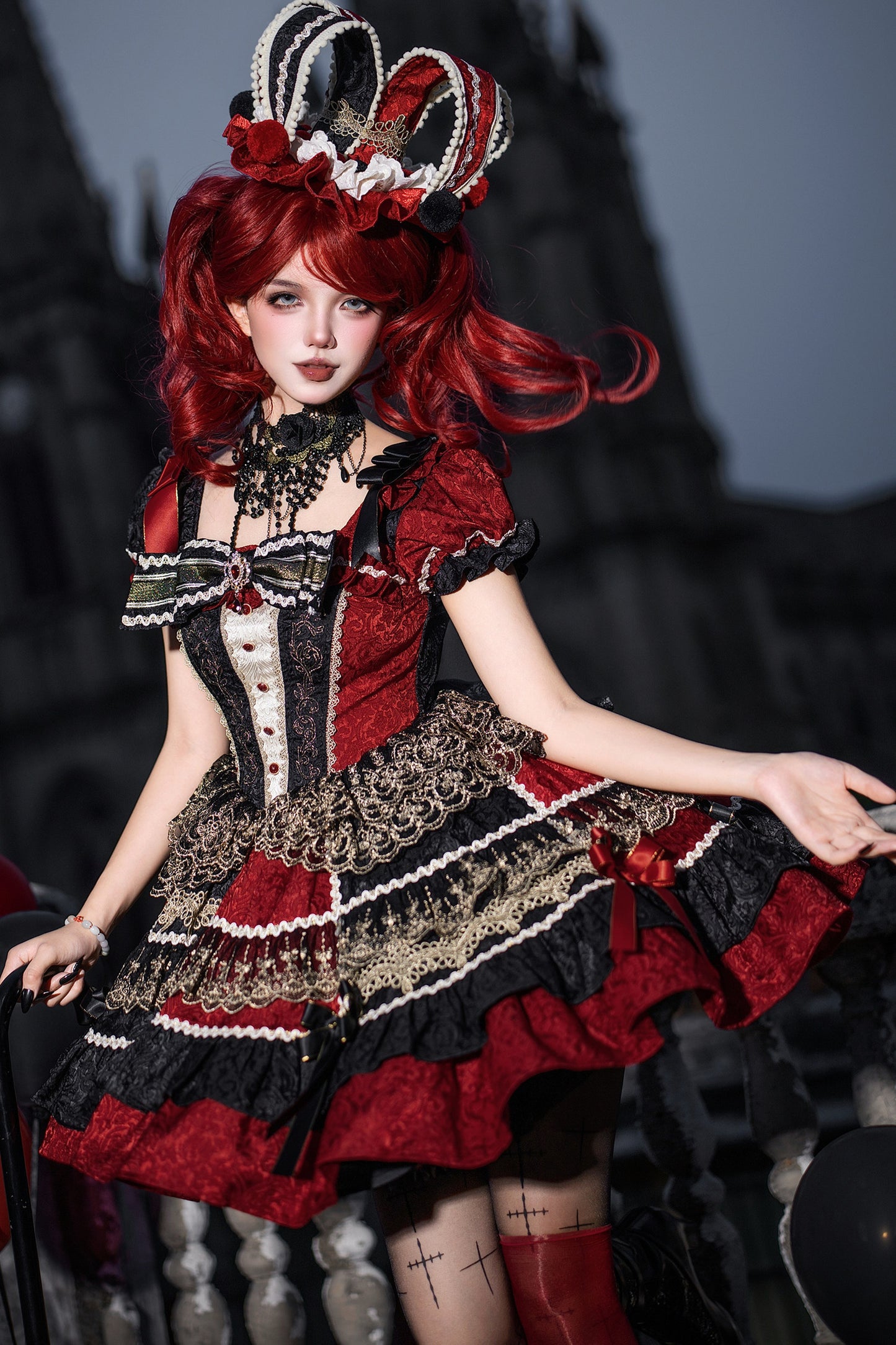 Robe Lolita boîte magique de rêve Reine des cœurs