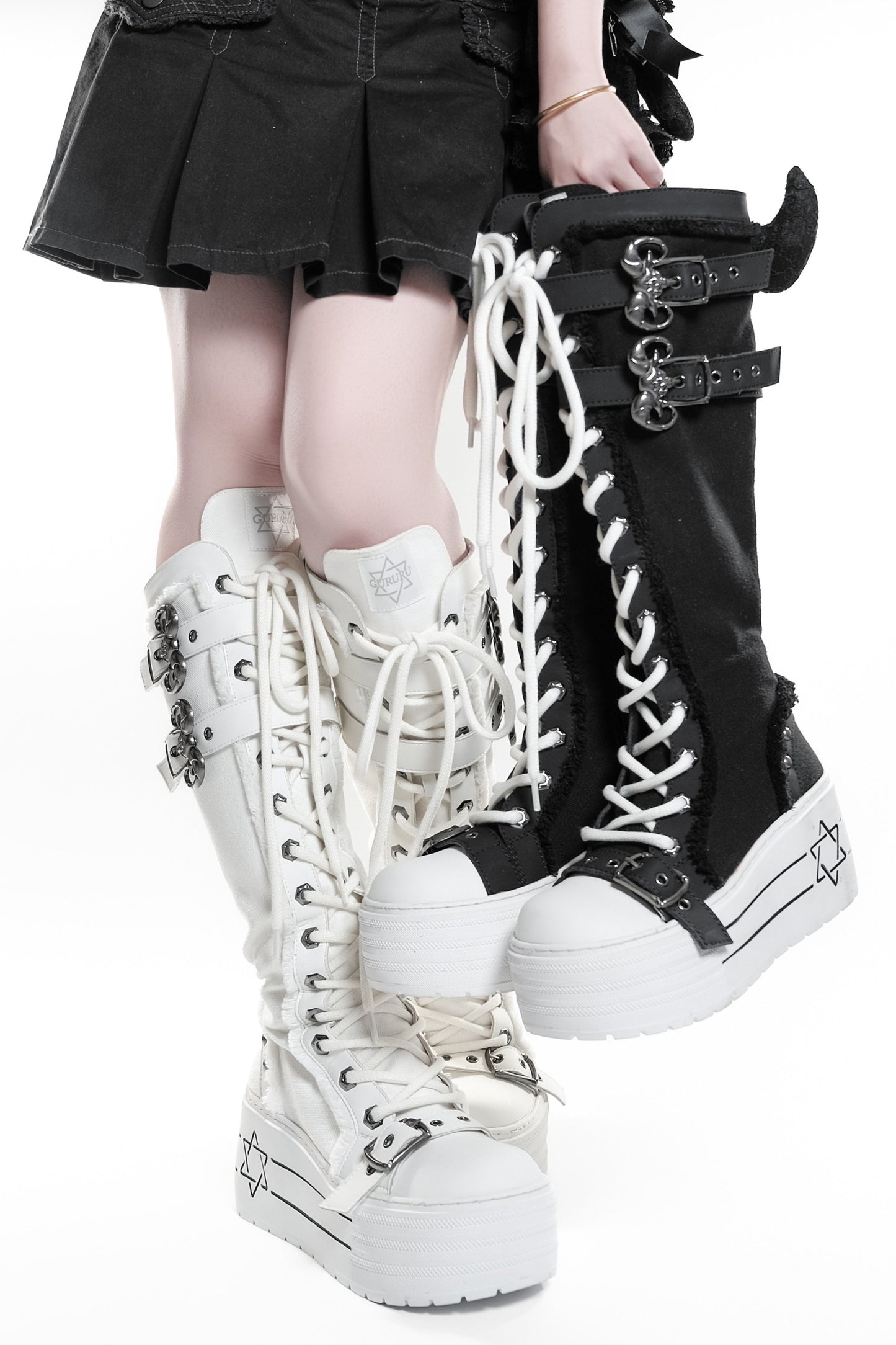 Satanic Contract Platform Boots