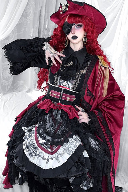 Rose Night Flight Gothic Cape Set