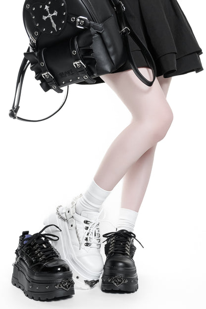 Scarpe platform gotiche subculturali