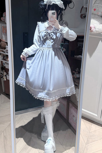 Moonlight Trio Lace Bow Dress