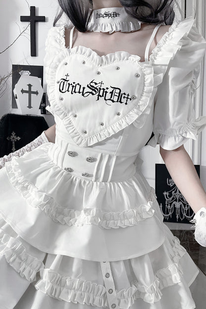 Subculture Gothic Print Dress